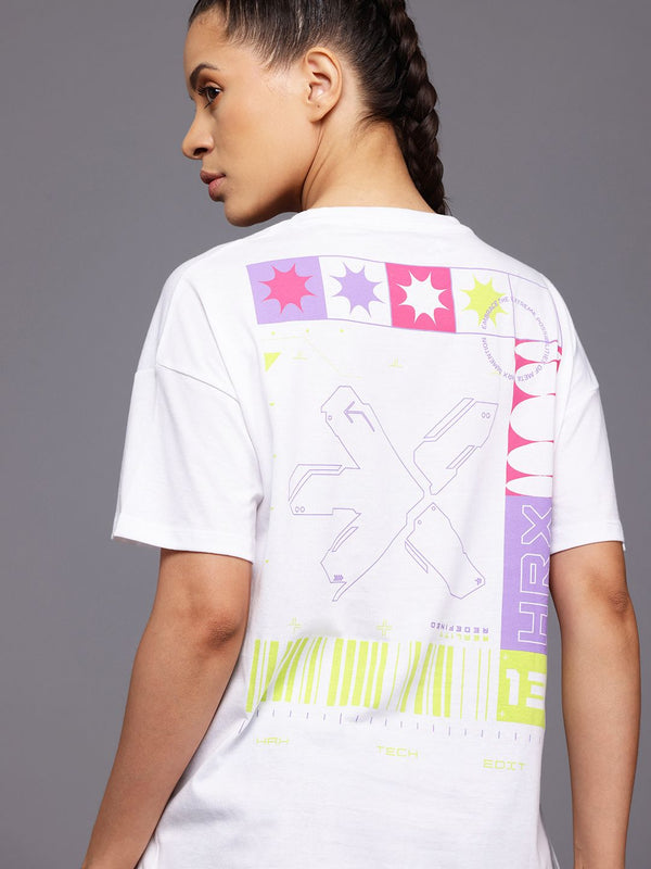 HRX by Hrithik Roshan Abstract Printed Lifestyle T-Shirt