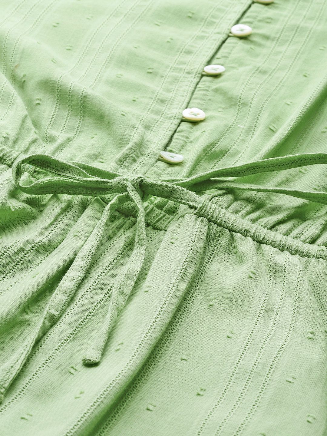 all about you Pure Cotton Schiffli A-Line Dress
