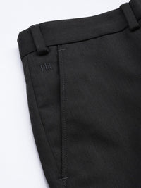 Raymond Men Textured Slim Fit Formal Trousers