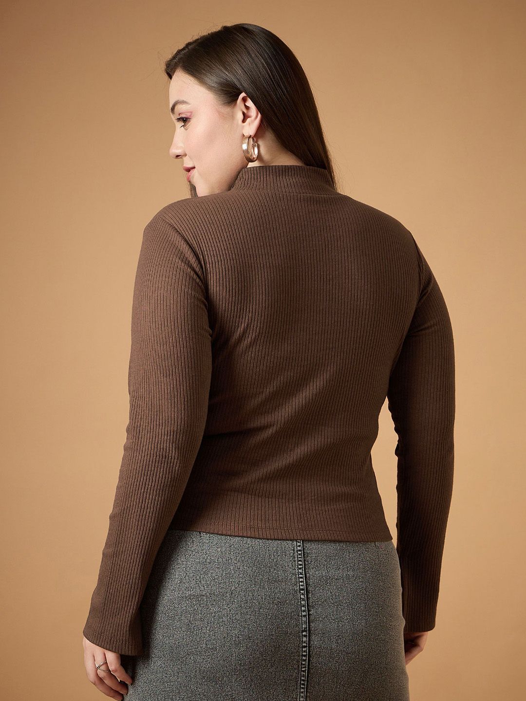 SASSAFRAS Curve Slit Sleeve Top