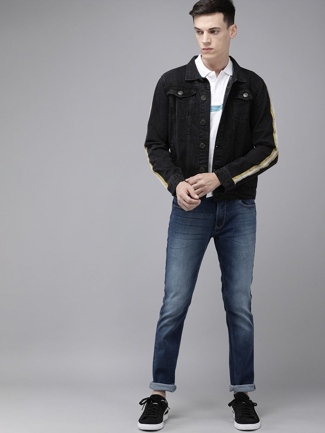 SPYKAR Men Blue Skinny Fit Low-Rise Light Fade Stretchable Jeans