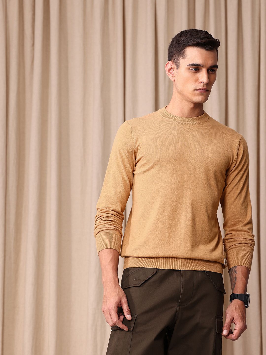 Mr Bowerbird Round Neck Tailored Pullover Sweater