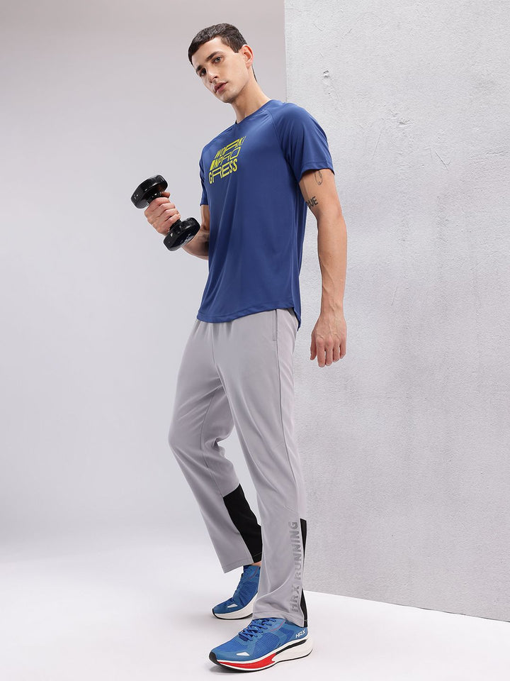 HRX by Hrithik Roshan Typography Print Rapid-Dry Training T-shirt