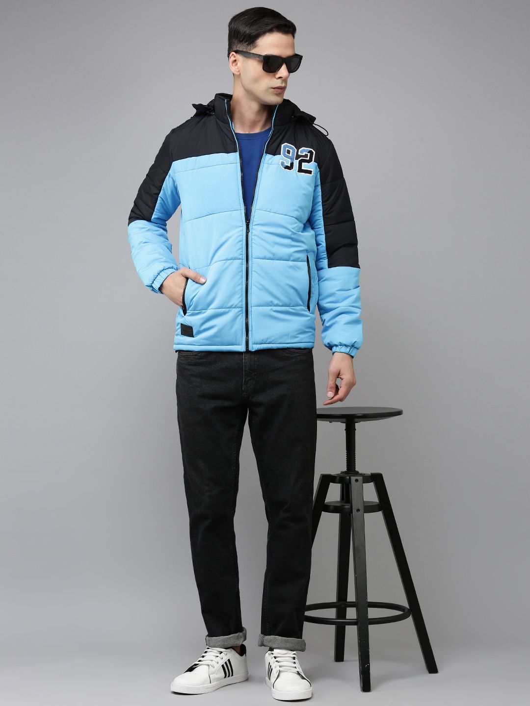 SPYKAR Hooded Padded Jacket