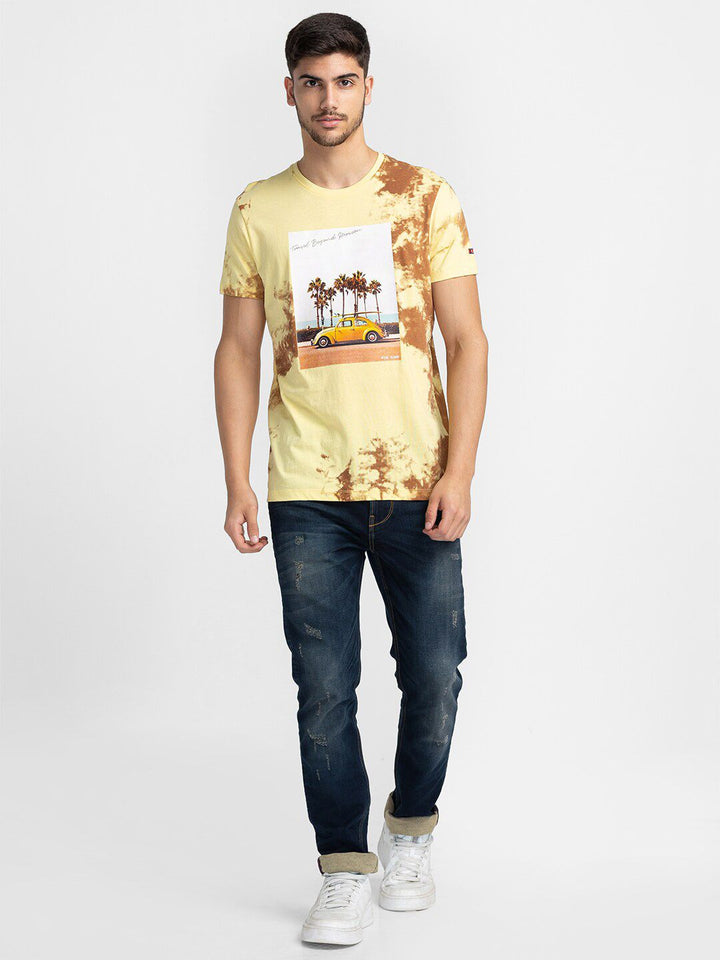 Being Human Graphic Printed Round Neck T-shirt