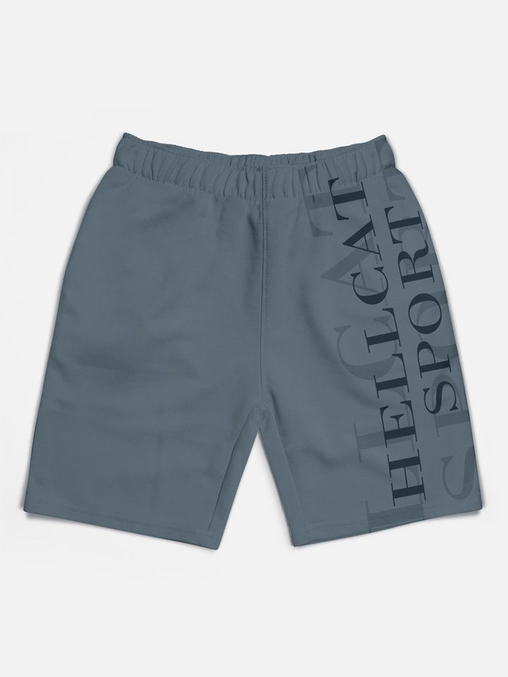 HELLCAT Boys Pack Of 5 Typography Printed Cotton Shorts
