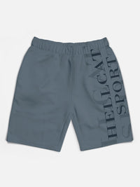 HELLCAT Boys Pack Of 5 Typography Printed Cotton Shorts