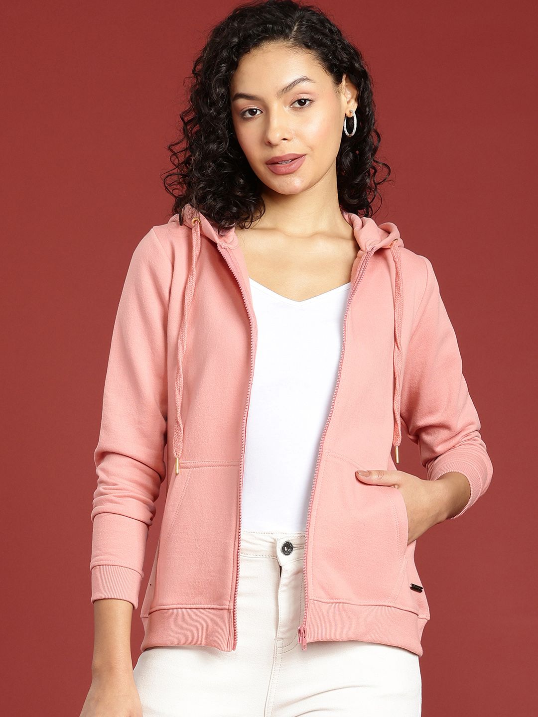 all about you Hooded Long Sleeves Sweatshirt