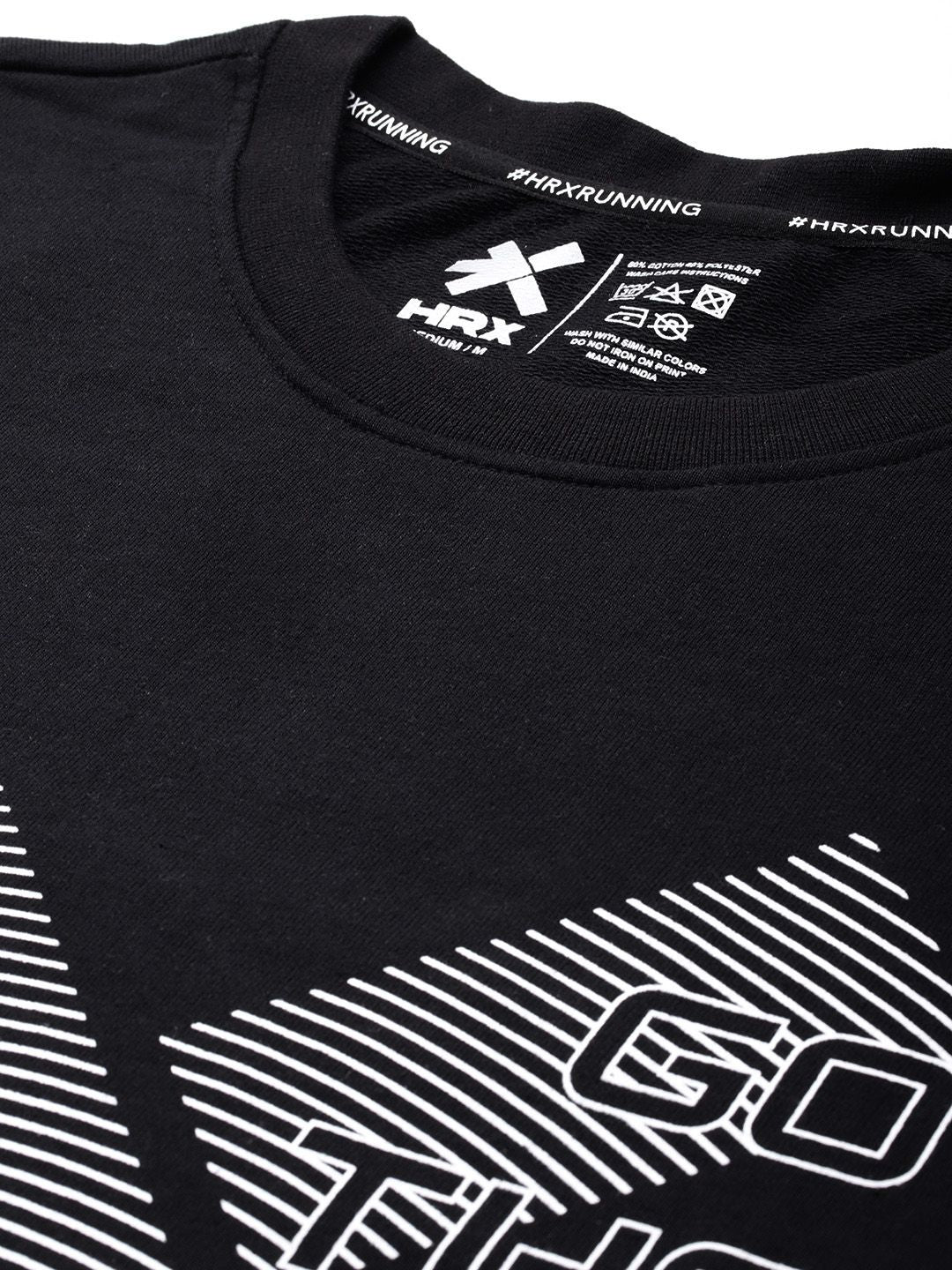 HRX by Hrithik Roshan Printed Running Sweatshirt