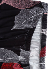Cortina Black & Red Quirky Printed 1 Seater Sofa Cover