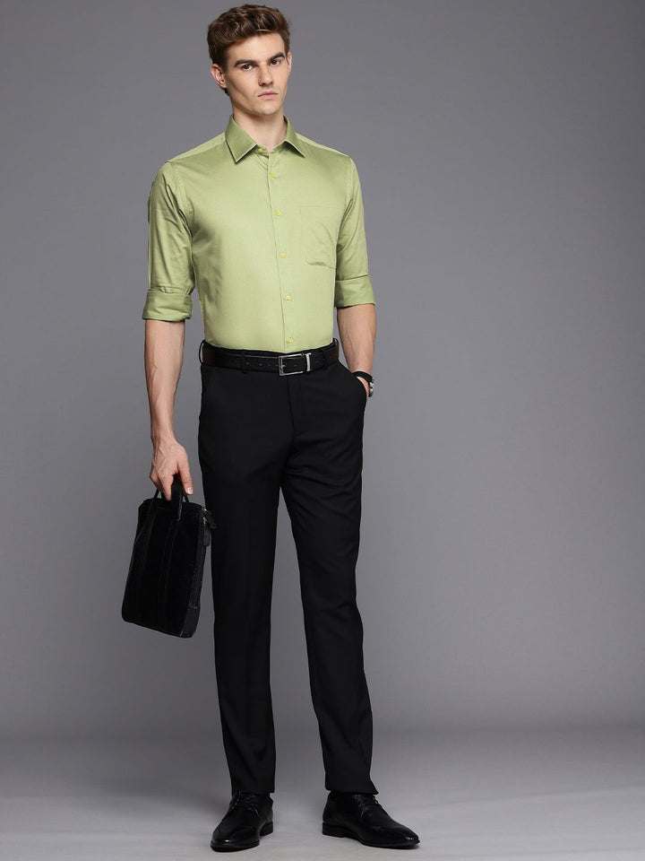 Raymond Slim Fit Self-Design Pure Cotton Formal Shirt