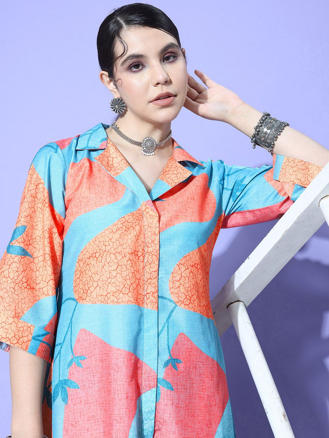 Varanga Women Printed Regular Kurta with Trousers