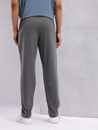 HRX by Hrithik Roshan Men Contrast Piping Mid-Rise Lifestyle Track Pants