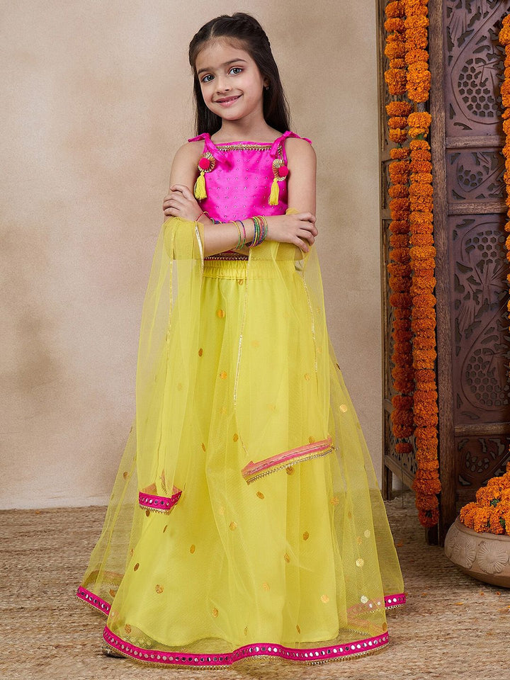 pspeaches Girls Ready to Wear Lehenga & Blouse With Dupatta