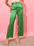 STREET 9 Women Mid Rise Printed Loose Fit Trousers
