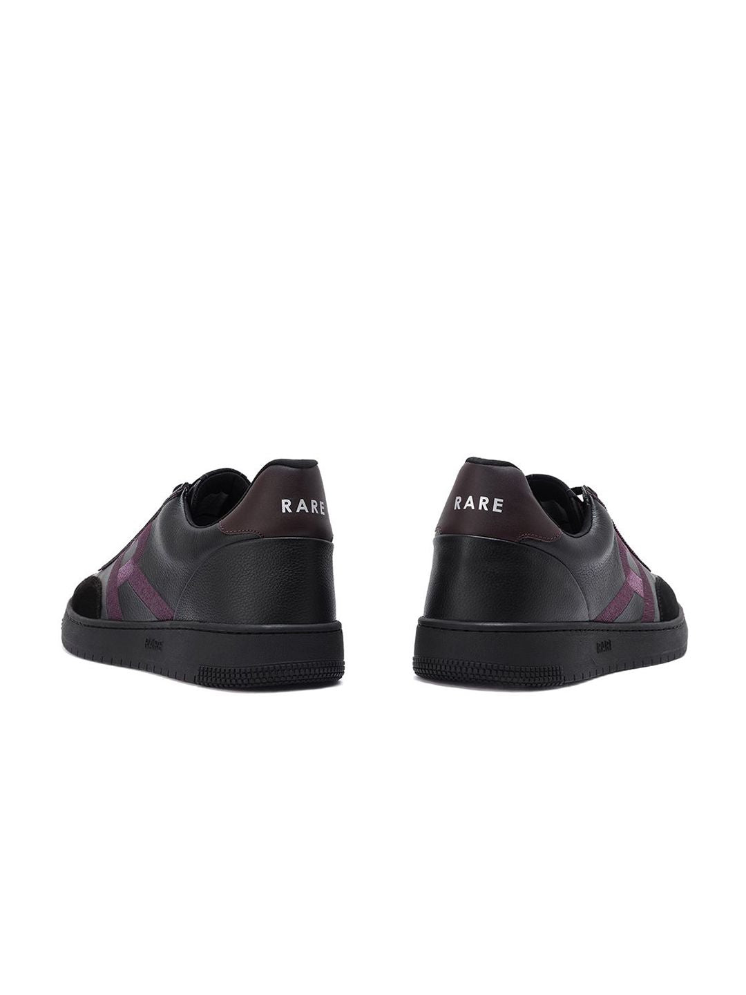 RARE RABBIT Men Printed Leather Sneakers