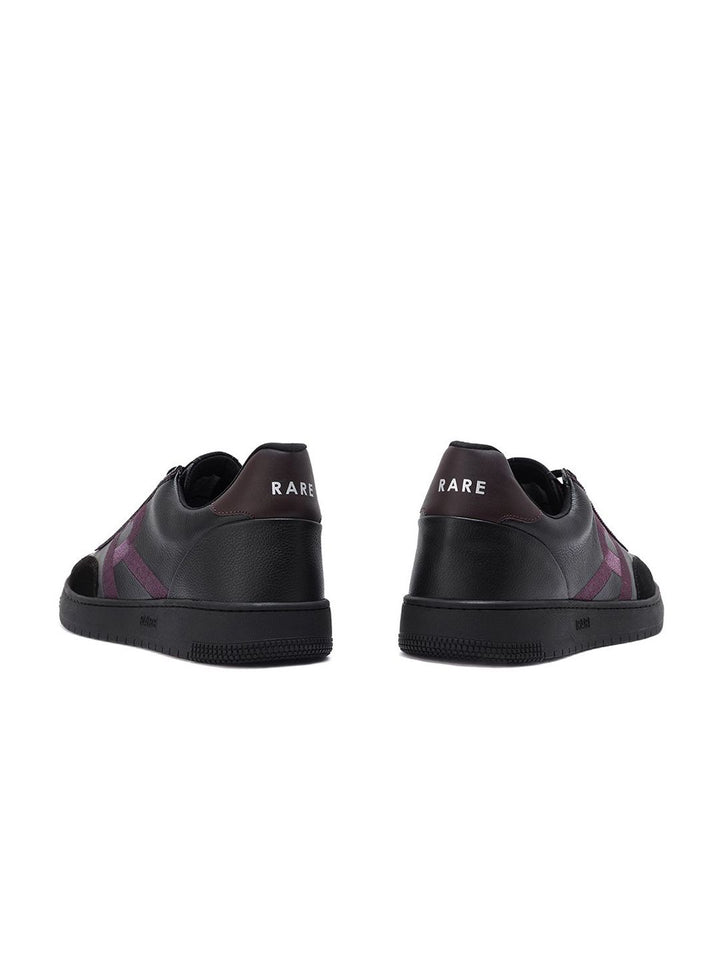 RARE RABBIT Men Printed Leather Sneakers
