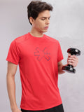 HRX by Hrithik Roshan Men Brand Logo Printed Rapid-Dry Training T-shirt