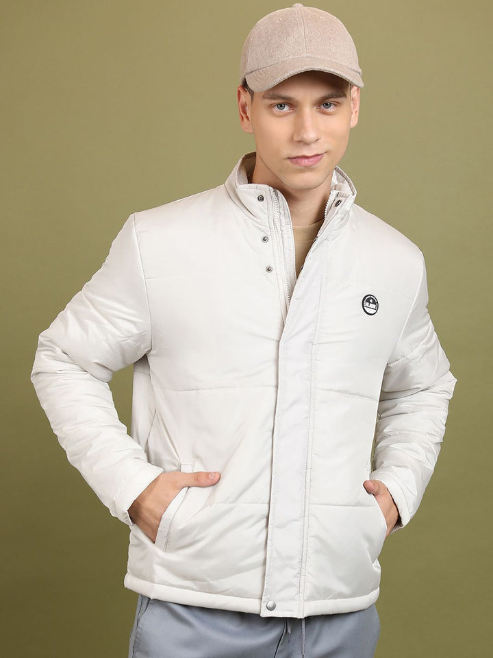 HIGHLANDER Mock Collar Padded Jacket