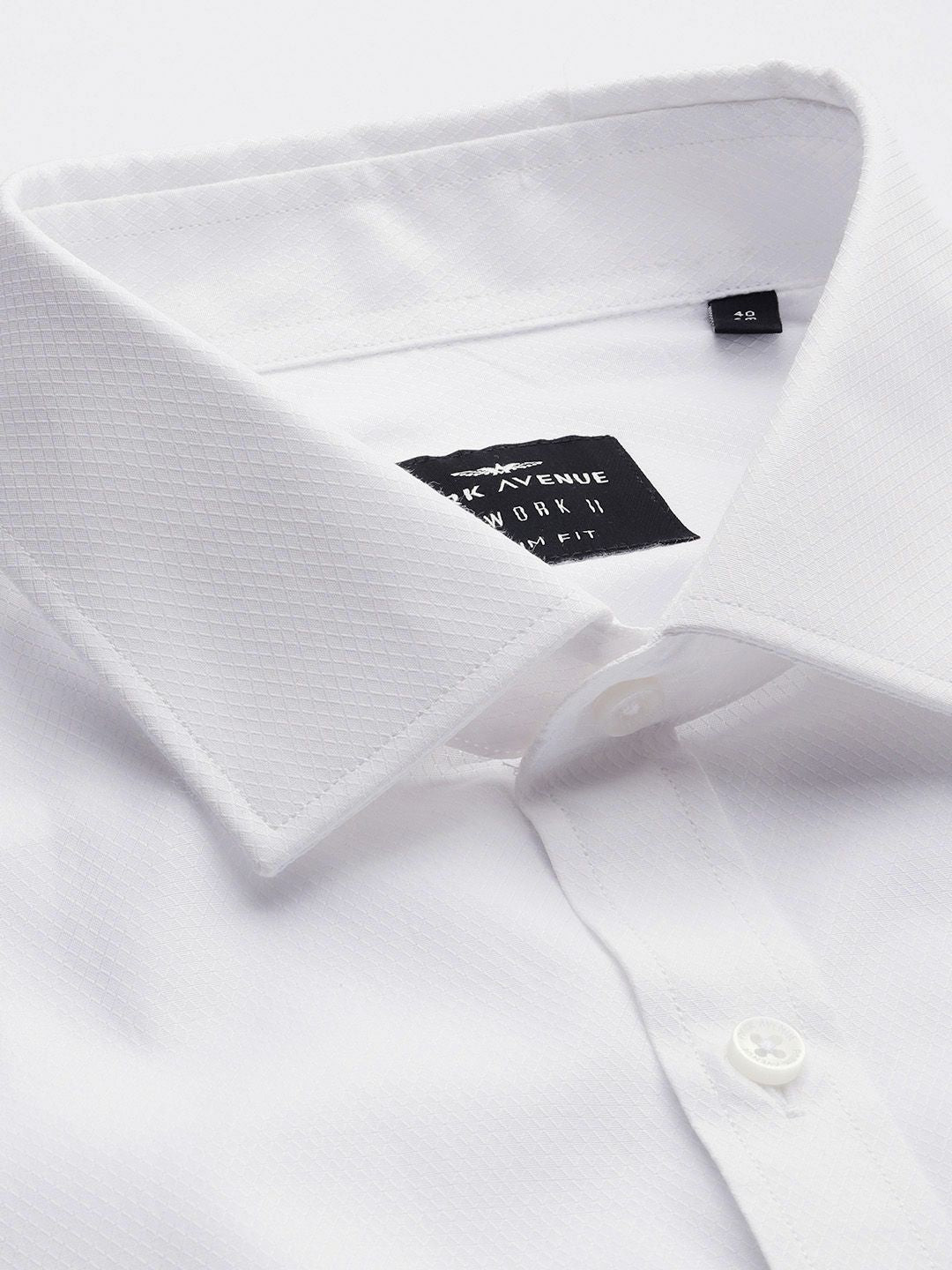 Baju Formal Bertekstur Slim Fit Rekaan Sendiri Park Avenue