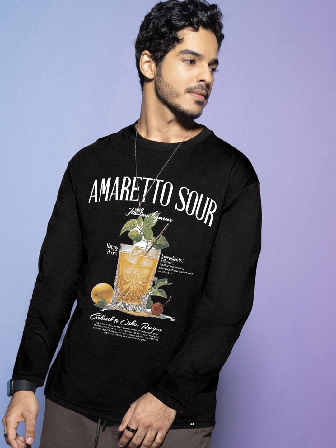 Bewakoof Men Typography Printed Round Neck Pure Cotton Relaxed Fit T-shirt