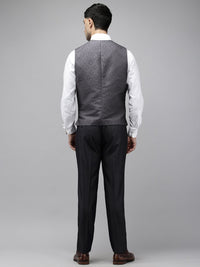 Park Avenue Super Slim Fit Notched Lapel Single-Breasted 3 Piece Suit