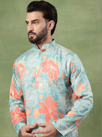 SOJANYA Men Floral Printed Kurta