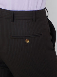 Park Avenue Men Striped Formal Trousers
