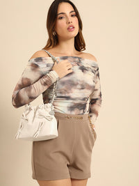 DressBerry Shoulder Bag with Bow Detail
