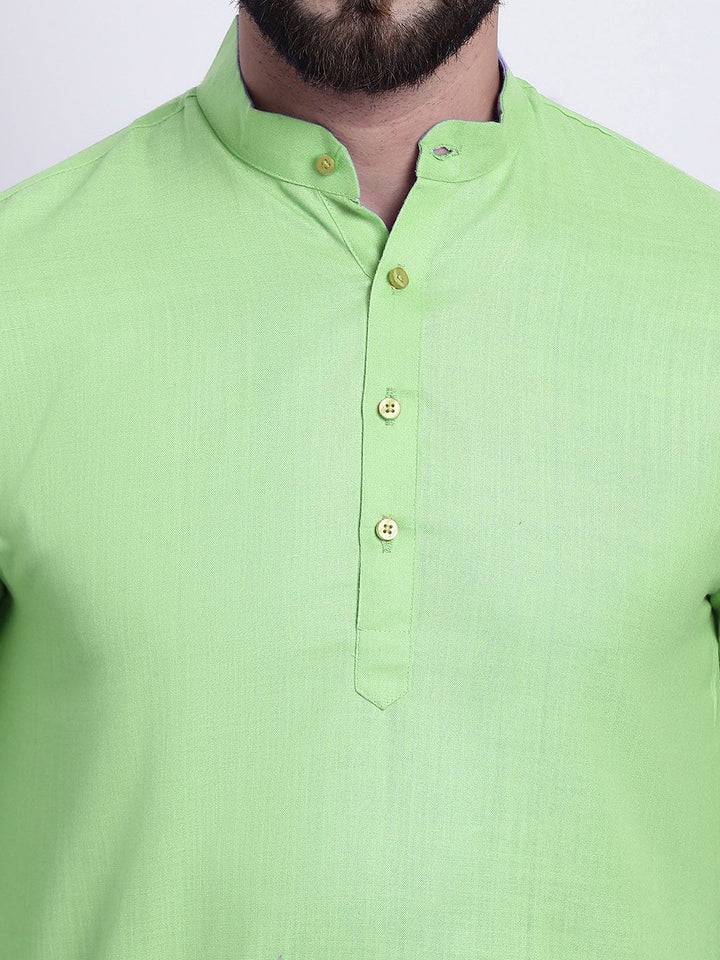 SOJANYA Men Green Kurta