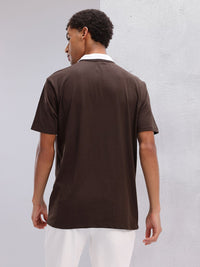 HRX by Hrithik Roshan Colourblocked Polo Collar T-shirt