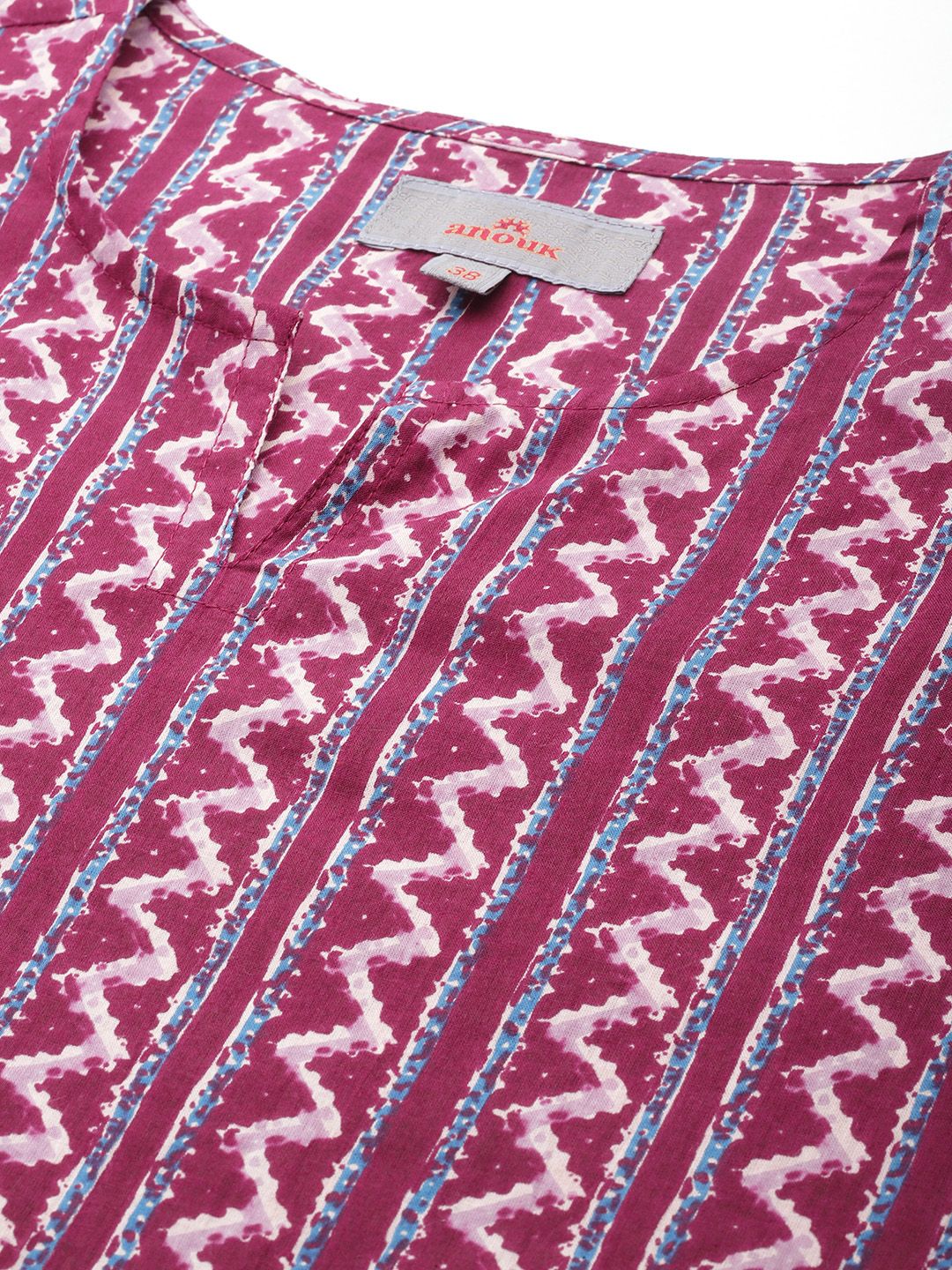 Anouk Men Printed Pure Cotton Kurta