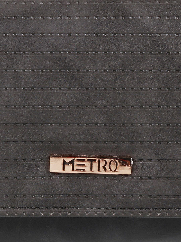 Metro Women Grey Purse Clutch
