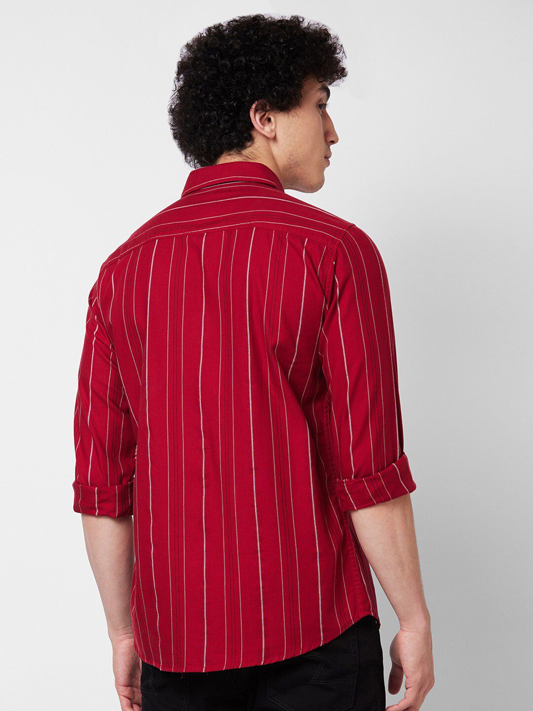 SPYKAR Striped Cotton Casual Shirt
