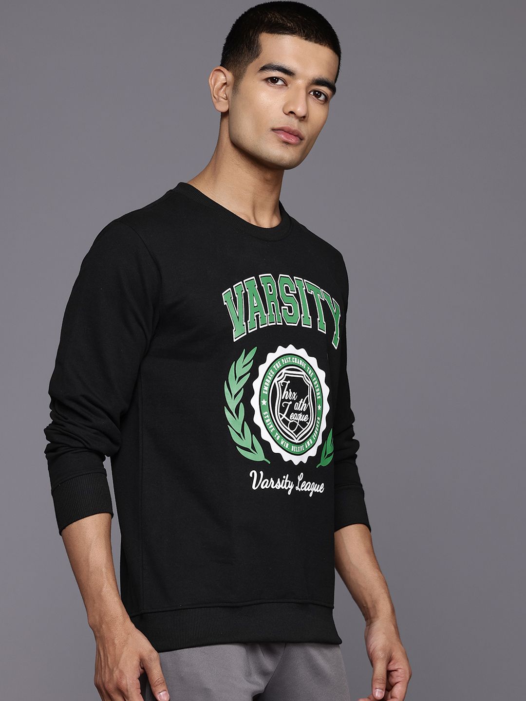 HRX by Hrithik Roshan Printed Pullover Sweatshirt