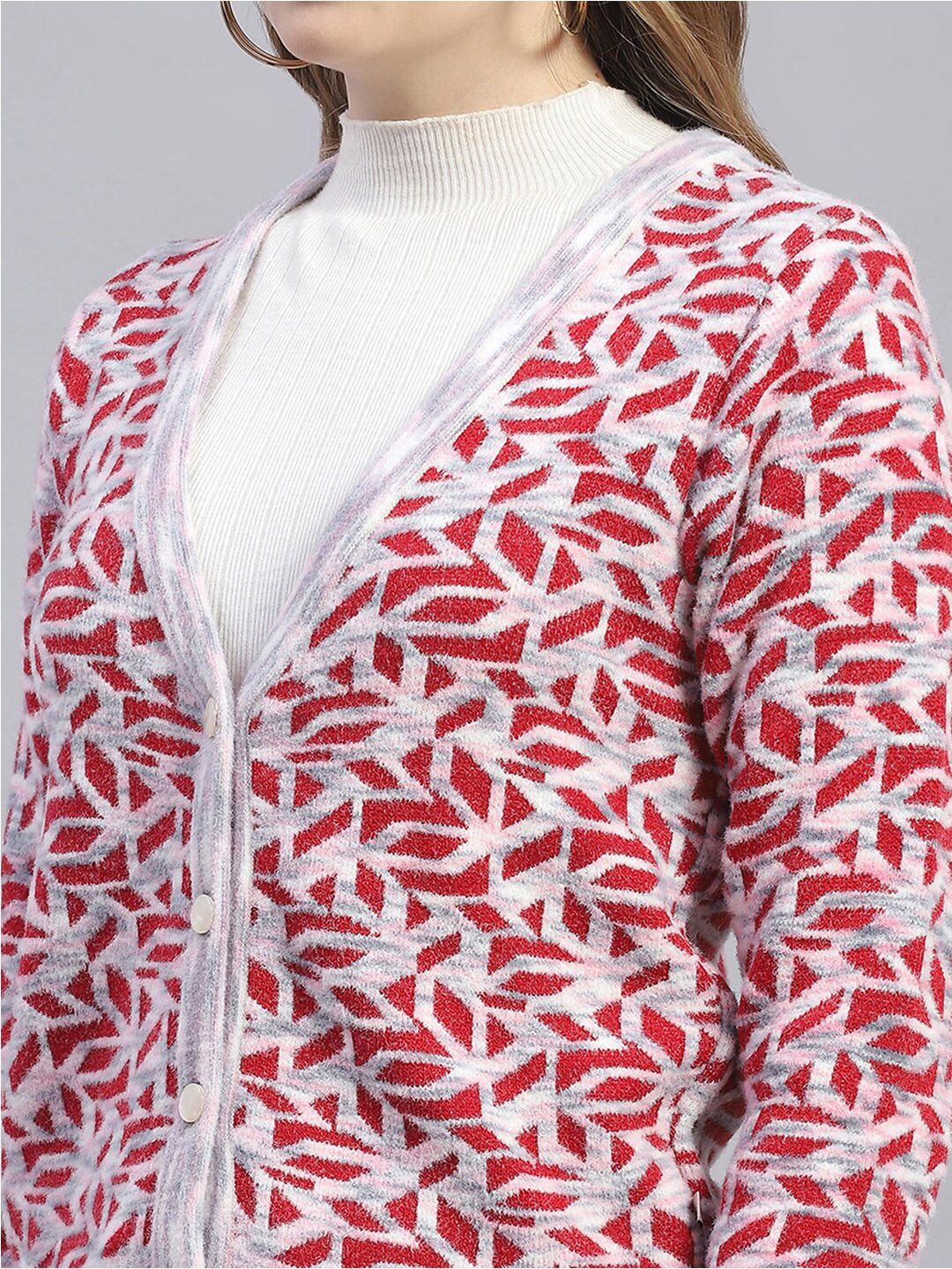 Monte Carlo Self Design Woollen Cardigan