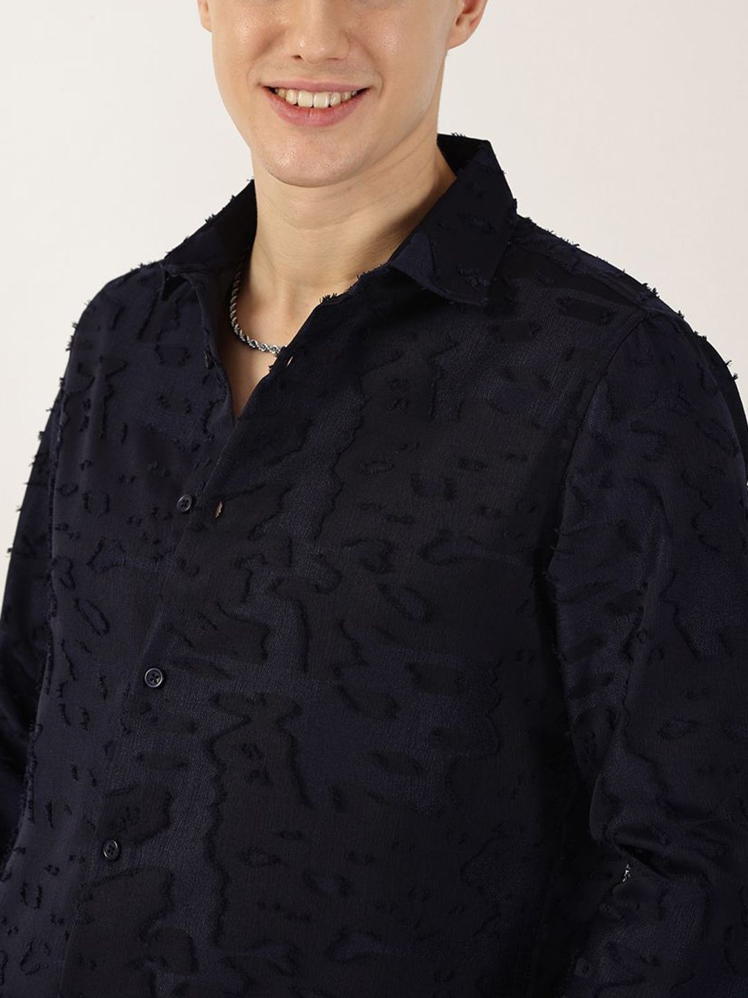Thomas Scott Men Premium Slim Fit Opaque Casual Shirt