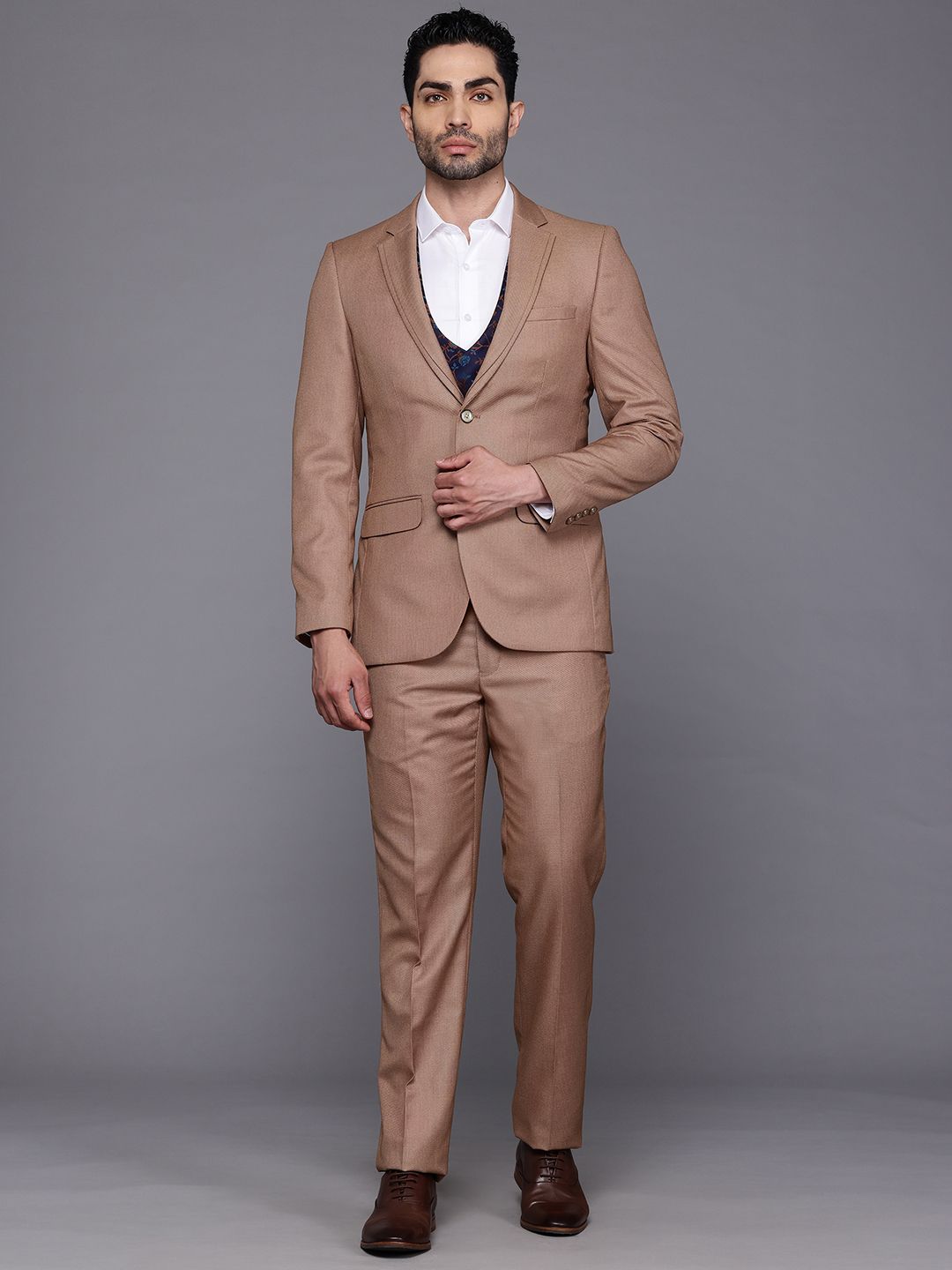 Raymond Contemporary Fit 3-Piece Party Suit