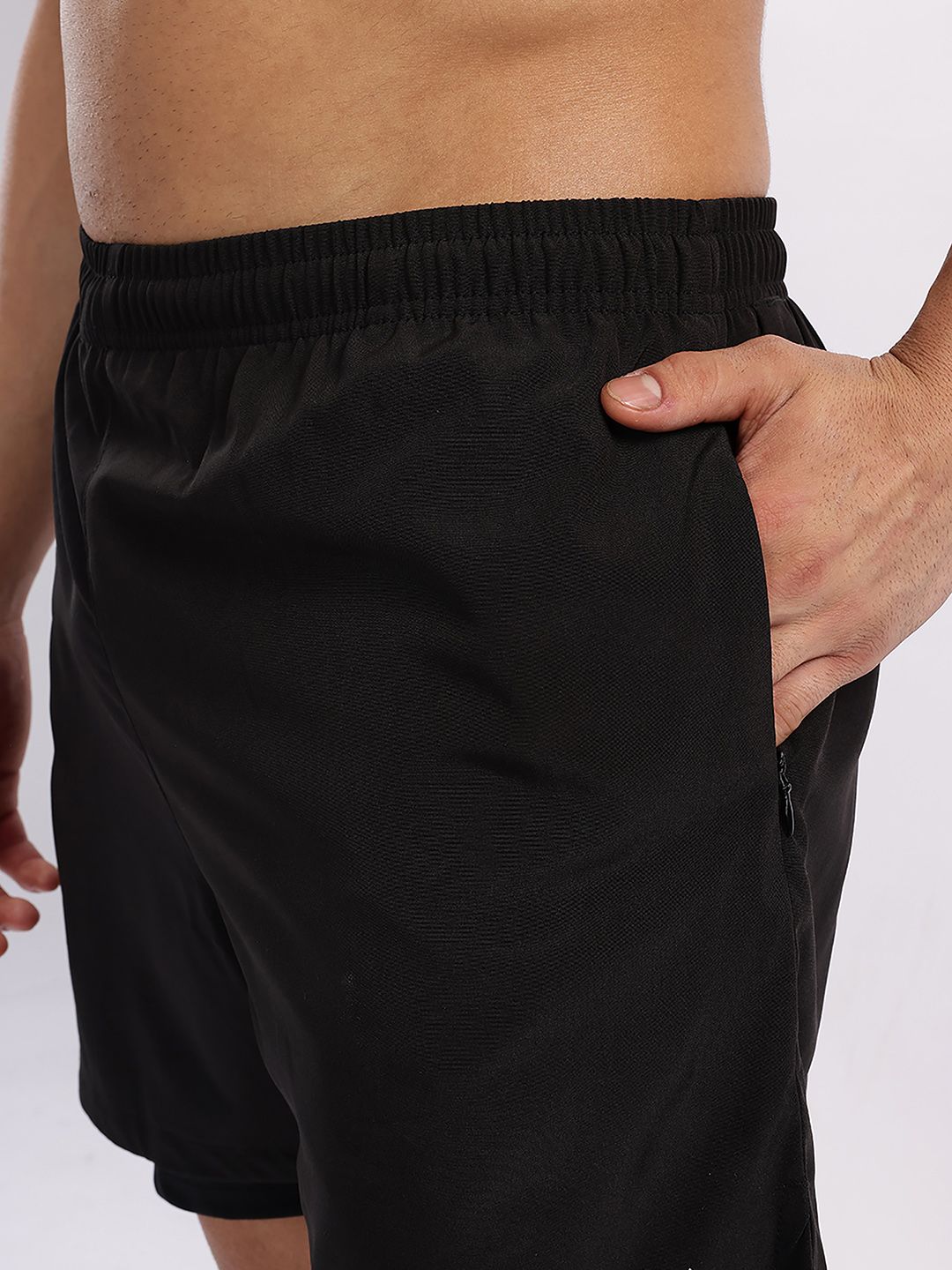 HRX by Hrithik Roshan Men Rapid-Dry Training Shorts With Inner Tights