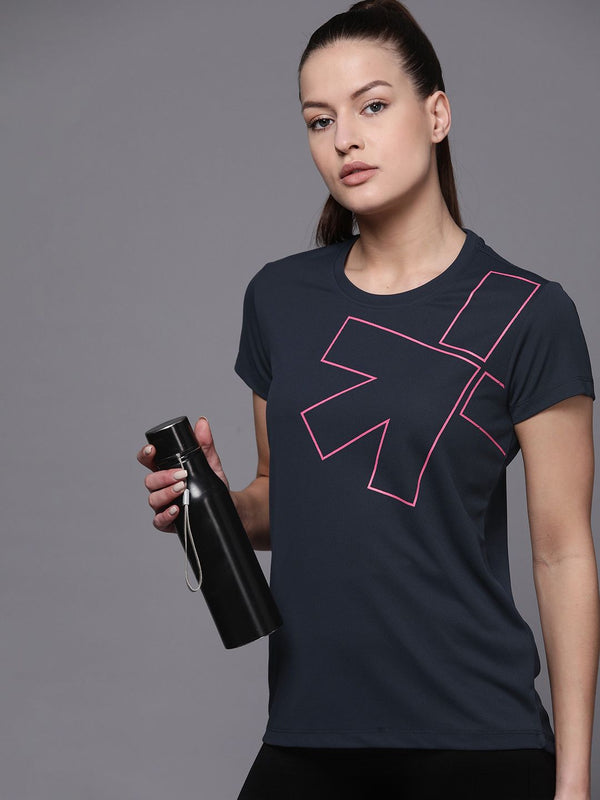 HRX by Hrithik Roshan Printed Rapid-Dry Training T-shirt