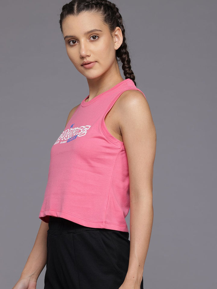 HRX by Hrithik Roshan Printed Sleeveless Lifestyle Tshirt