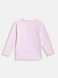 Happy Faces Girls Barbie Printed Pure Cotton T-shirt