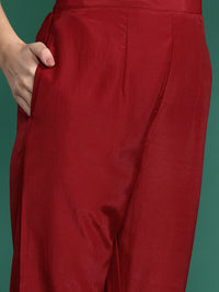 Indo Era Ethnic Motifs Embroidered Sequinned Kurta with Trousers & Dupatta