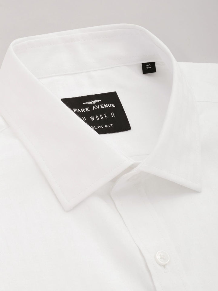 Park Avenue Textured Slim Fit Formal Shirt