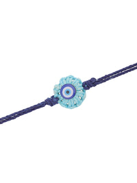Voylla Nazar Evil Eye Crocheted Bhaiya Bhabhi Rakhi