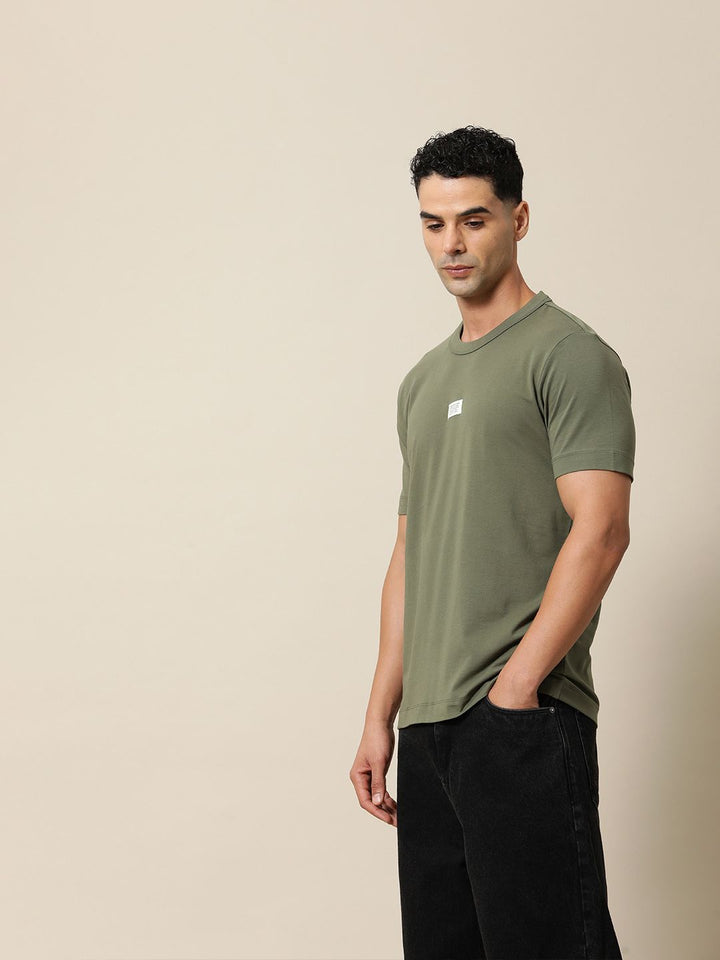 Mr Bowerbird Tailored Fit Applique Philsosophy Muscle T-shirt