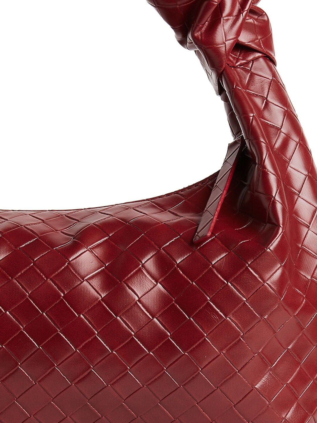 Berrylush Red Textured Handheld Bag