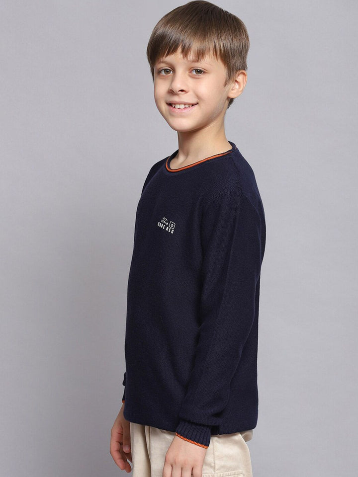 Monte Carlo Boys Long Sleeves Pure Cotton Pullover