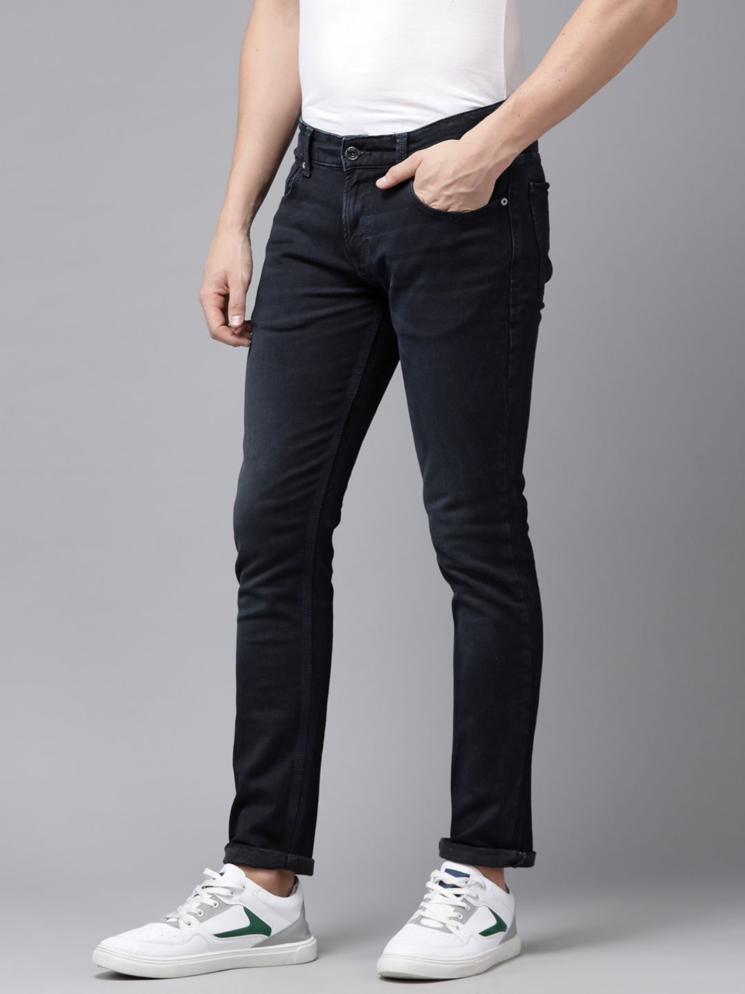 SPYKAR Men Slim Fit Low-Rise Stretchable Jeans