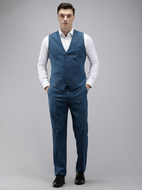 Park Avenue Reka Bentuk Self Textured Single Breasted Fit Regular 3 Piece Party Suits